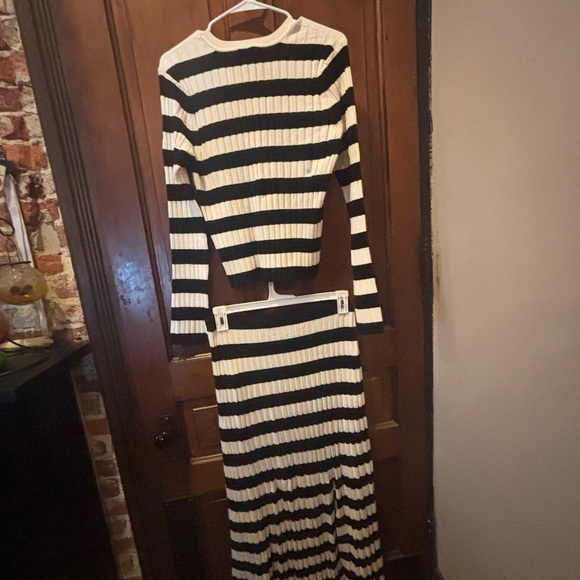 Target Dresses & Skirts - Target Black and White Striped Long Sleeve top and Skirt set